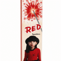 12CM RED Coloured Sparklers (10 pcs/Box)