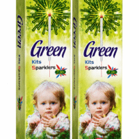 7CM Green Colour Sparklers (10 pcs/Box)