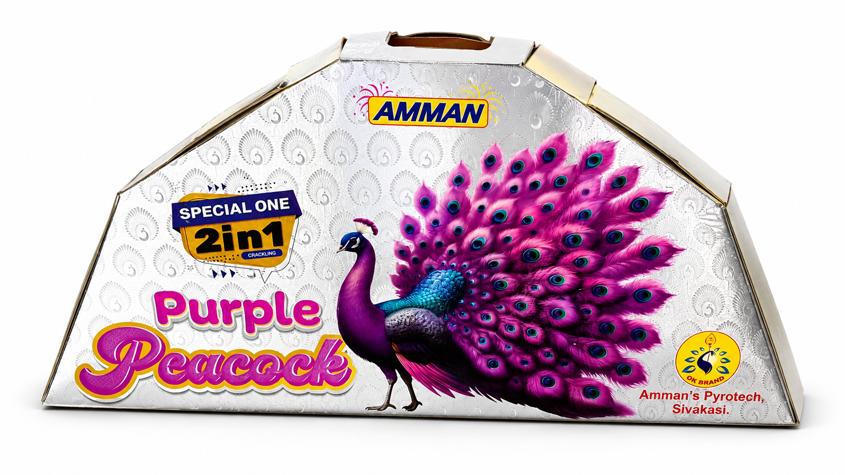 Bada peacock Tri colour